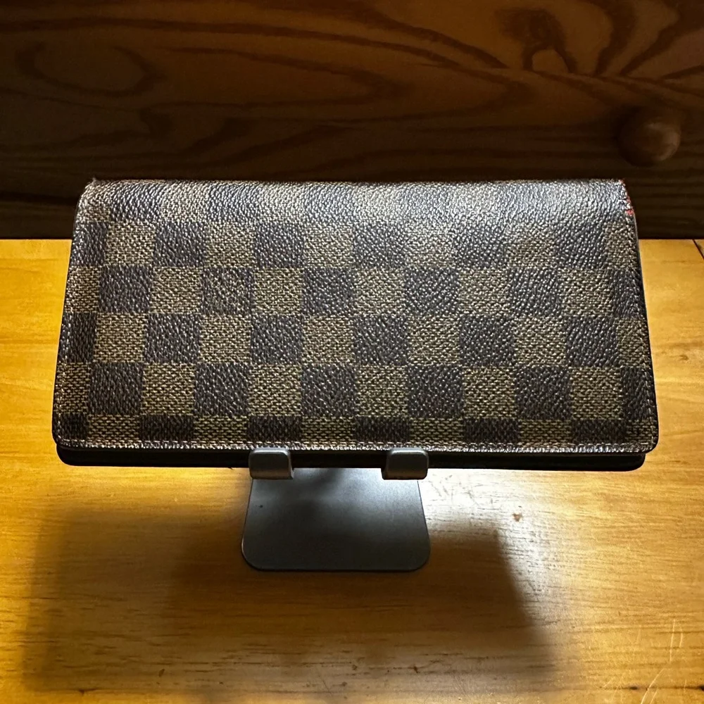 Louis Vuitton Damier Brown Long Wallet